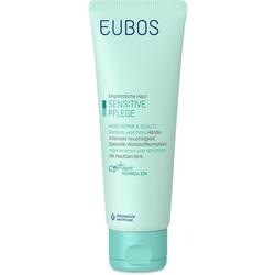 Grüne Tube mit Handcreme für sensible Haut von Eubos.