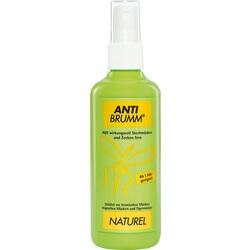 Grüne Sprühflasche mit Mückenschutzmittel "Anti Brumm Naturel".